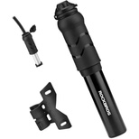 Rockbros 810PCS-HP Mini Hand Bicycle Pump with Presta &amp; Schrader Hose - Black