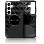 AMG Transparent Rhombs MagSafe Case for Samsung Galaxy S25 - Black