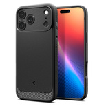 Spigen Rugged Armor Mag MagSafe Case für iPhone 17 Pro Mat - Mattschwarz