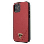 Guess GUHCP12LVSATMLRE iPhone 12 Pro Max 6.7&quot; red/red hardcase Saffiano