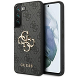 Etui Guess 4G Big Metal Logo na Samsung Galaxy S23 - szare