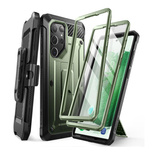 Unicorn Beetle Pro Supcase case for Samsung Galaxy S23 Ultra - dark green