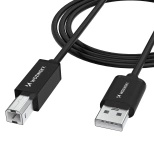 Kabel Wozinsky WKDDY4S USB-B - USB-A 480Mb/s 1m - czarny