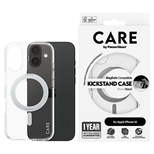 CARE by PanzerGlass Feature Kickstand Case iPhone 16 6,1&quot; Silber/Silber MagSafe 1325