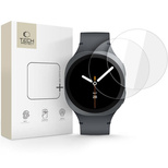 Tech-Protect Glass Fit+ 2er-Pack Panzerglas für Samsung Galaxy Watch 8 44 mm - Transparent