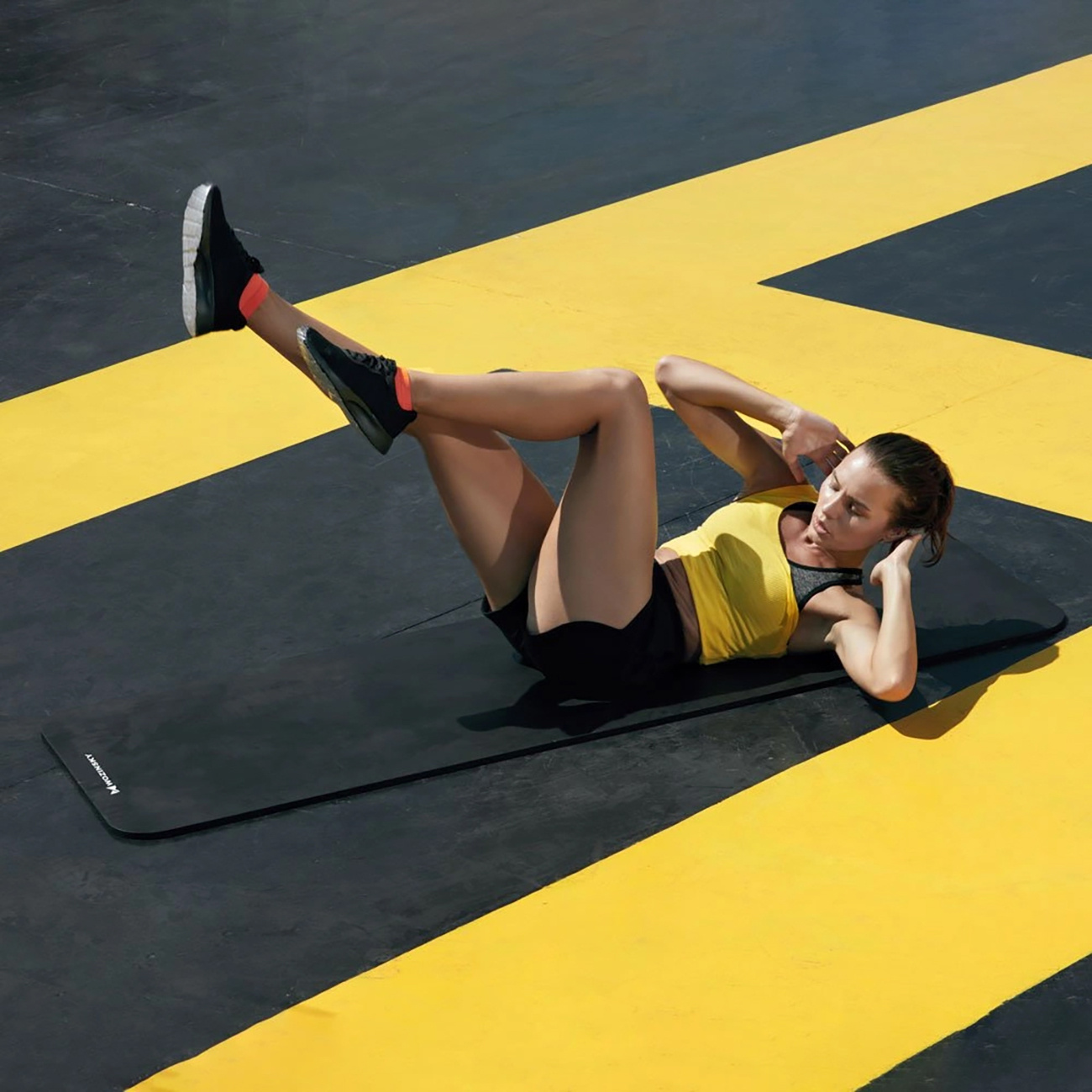 Mata do ćwiczeń 183 x 61 x 1,5 cm gruba mata gimnastyczna do jogi i fitness
