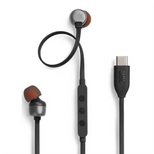 JBL Tune 310C In-Ear Wired USB-C Headphones - Black