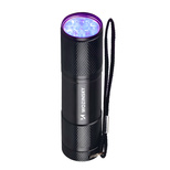 Latarka UV Wozinsky WLD-9L IP65 do wykrywania śladów - czarna