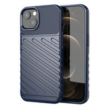 Thunder Case Flexibel Robuste Panzer Handyhülle TPU Schutzhülle für iPhone 13 blau