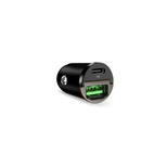 Puro Mini 30W Power Delivery USB-C USB-A Autoladegerät – Schwarz