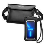 Spigen Aqua Shield A621 Waterproof Hip Bag + Floating Case - Black