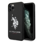 US Polo USHCN58SLHRBK iPhone 11 Pro czarny/black Silicone Collection