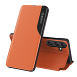 Eco Leather View Case Samsung Galaxy A56 Orange