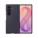 Samsung Silikon- Magnet Case für Samsung Galaxy Z Fold 8, kompatibel mit MagSafe + 2 Antireflexionsfolien – Lila