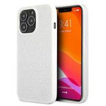 Mercedes Silver Stars Pattern Case für iPhone 13 Pro / iPhone 13 - Weiß