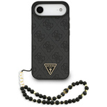 Guess 4G Strap Triangle Logo MagSafe Case for iPhone 17 Air - Black