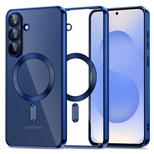 Etui Tech-Protect MagFlex MagSafe na Samsung Galaxy S25 FE - granatowe