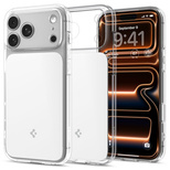 Spigen Ultra Hybrid &quot;T&quot; MagSafe Case for iPhone 17 Pro Max - Clear and White