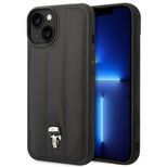 Karl Lagerfeld Puffy Ikonik Pin Case for iPhone 14 Plus - Black