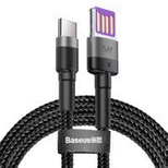 Baseus Cafule cable USB Type C SuperCharge 40W Quick Charge 3.0 QC 3.0 1m gray-black (CATKLF-PG1)