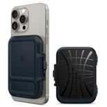 Spigen Lock Fit MagSafe Kartenetui - Marineblau