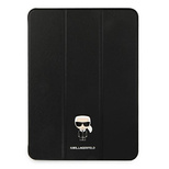 Karl Lagerfeld Saffiano Ikonic Karl Case for iPad 12.9&quot; Pro 2021 - Black