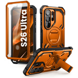 Supcase ArmorBox Mag MagSafe Case for Samsung Galaxy S26 Ultra - Orange and Black