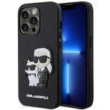 Karl Lagerfeld KLHCP14XSANKCPK iPhone 14 Pro Max 6,7&quot; Hardcase schwarz/schwarz Saffiano Karl &amp; Choupette