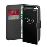 Puro Booklet Case with Flip and Wallet for Samsung Galaxy S25 Ultra - Black