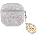 Guess 4G Strass Charm Case für AirPods 4 - Rosa