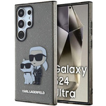 Karl Lagerfeld KLHCS24LHNKCTGK S24 Ultra S928 black/black hardcase Glitter Karl&amp;Choupette