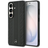 MagSafe-Hülle mit Mercedes Lorbeerblatt-Motiv und vertikalen Streifen für Samsung Galaxy S26 – Schwarz