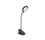 Mini Wozinsky Kabellose LED-Leselampe mit Clip + USB-C-Kabel - Schwarz