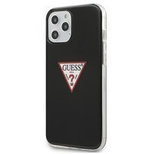 Guess GUHCP12MPCUCTLBK iPhone 12/12 Pro 6,1&quot; schwarz/schwarze Hardcase Triangle Collection