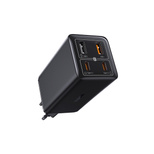 Ładowarka Baseus GaN6 Pro 100W 2 x USB-C 2 x USB-A z czarnym kablem USB-C 100W 1m - czarna