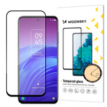 Wozinsky super tough Full Glue Full Glue Full Screen Tempered Glass with Case Friendly TCL 20L Black Frame