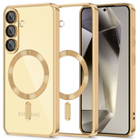 Tech-Protect MagFlex MagSafe Case für Samsung Galaxy S25 - Transparent Gold