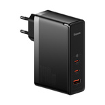 Baseus GaN5 Pro Schnellladegerät 2xUSB-C + USB 140W EU schwarz (CCGP100201)