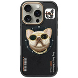 Nimmy Glasses Cool nag MagSafe Hülle für iPhone 16 Pro Max - Schwarz