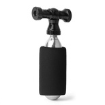 Rockbros CO₂-Pumpe, Ventilkopf aus Aluminiumlegierung, patronenfrei, Presta/Schrader-kompatibel – schwarz