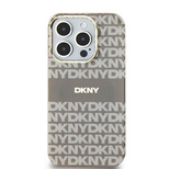 DKNY IML Mono &amp; Stripe MagSafe case for iPhone 15 / 14 / 13 - beige