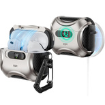 Etui ESR Cyber FlickLock MagSafe na AirPods Pro 3 - srebrne