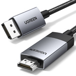 Ugreen DP119 15774 DisplayPort / HDMI 4K 60Hz Kabel 2m - Grau