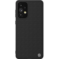 Nillkin Textured Case wytrzymałe wzmocnione etui z żelową ramką i nylonem na tyle Samsung Galaxy A73 czarny