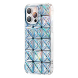 Kingxbar Miya Series Hülle für iPhone 14 Cover Rückseite Laserfarbe