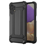 Hybrid Armor Case Tough Rugged Cover für Samsung Galaxy A73 schwarz