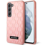 Karl Lagerfeld 3D-Monogramm-Hülle für Samsung Galaxy S23+ - Rosa