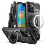 Supcase UB Pro Mag Hülle mit MagSafe für iPhone 15 Pro – Schwarz