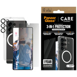 CARE by PanzerGlass Flaggschiff 3in1 Schutzhülle + Sichtschutzglas + Linse für Samsung Galaxy S25 Ultra