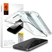 Szkło hartowane Spigen Glas.tR EZ Fit FC na iPhone 15 - czarne